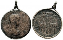 CILICIA. Anazarbus. Severus Alexander, 222-235. Used as Pendant!
Condition: Very Fine

Weight: 15,84 gr
Diameter: 31,00 mm