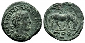 Troas, Alexandria Troas. Valerian I. A.D. 253-260. Æ assarion
Condition: Very Fine

Weight: 5,62 gr
Diameter: 20,30 mm