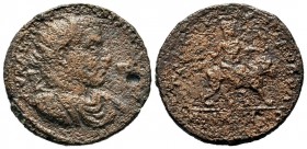 Valerianus I (253-260 AD). AE33 (20.37 g), Tarsos, Cilicia.
Condition: Very Fine

Weight: 15,41 gr
Diameter: 30,80 mm