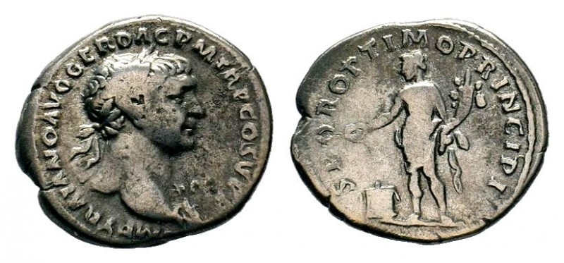 Traianus (98-117 AD). AR Denarius
Condition: Very Fine

Weight: 2,94 gr
Diameter...