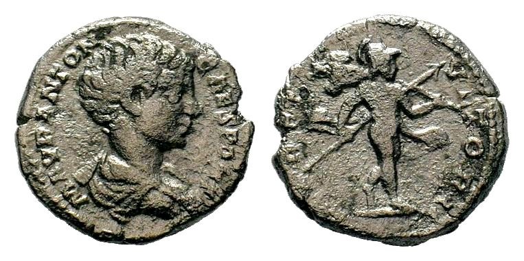 Septimius Severus (193-211 AD) for Geta Caesar. AR Denarius
Condition: Very Fine...