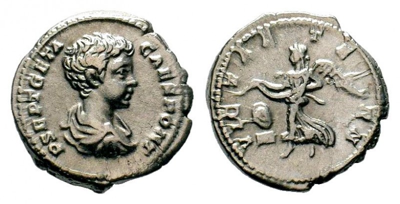 Septimius Severus (193-211 AD) for Geta Caesar. AR Denarius
Condition: Very Fine...