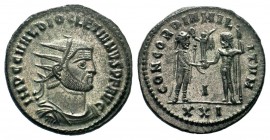 Diocletianus (284-305 AD). AE silvered Antoninianus
Condition: Very Fine

Weight: 4,05 gr
Diameter: 22,20 mm