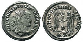 Diocletianus (284-305 AD). AE silvered Antoninianus
Condition: Very Fine

Weight: 4,21 gr
Diameter: 22,70 mm