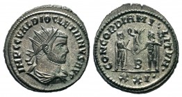 Diocletianus (284-305 AD). AE silvered Antoninianus
Condition: Very Fine

Weight: 4,34 gr
Diameter: 22,85 mm