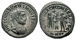 Diocletianus (284-305 AD). AE silvered Antoninianus
Condition: Very Fine

Weight: 3,40 gr
Diameter: 18,75 mm
