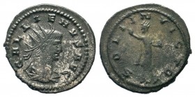 Gallienus (253-268 AD). BI Antoninianus
Condition: Very Fine

Weight: 3,24 gr
Diameter: 21,85 mm