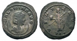 Salonina (253-268 AD). AR Antoninianus
Condition: Very Fine

Weight: 4,33 gr
Diameter: 21,50 mm