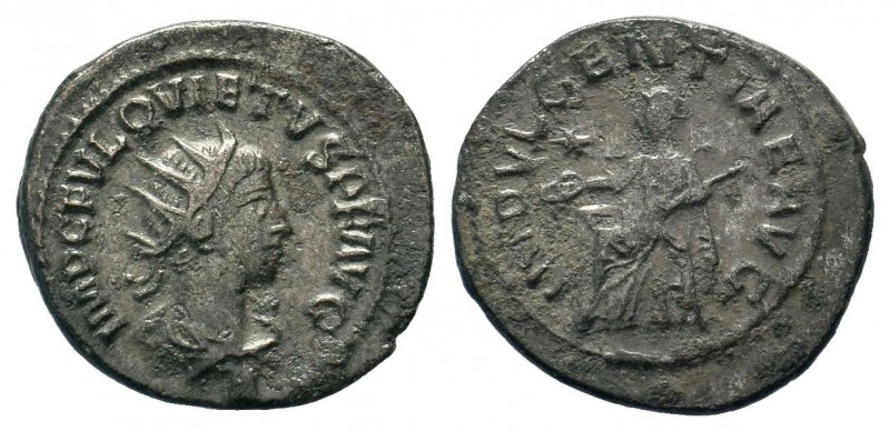 Quietus BI Antoninianus. AD 260-261. 
Condition: Very Fine

Weight: 3,56 gr
Diam...