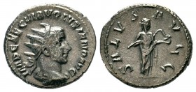 Volusianus (251-253 AD). AR Antonianus
Condition: Very Fine

Weight: 3,63 gr
Diameter: 20,50 mm