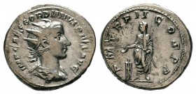 Gordian III AR Antoninianus. Rome, AD 241-243. 
Condition: Very Fine

Weight: 4,45 gr
Diameter: 21,90 mm