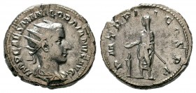 Gordian III AR Antoninianus. Rome, AD 241-243. 
Condition: Very Fine

Weight: 4,80 gr
Diameter: 20,85 mm
