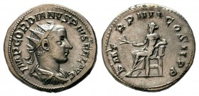 Gordian III AR Antoninianus. Rome, AD 241-243. 
Condition: Very Fine

Weight: 4,22 gr
Diameter: 22,00 mm