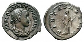 Gordian III AR Antoninianus. Rome, AD 241-243. 
Condition: Very Fine

Weight: 2,85 gr
Diameter: 19,30 mm
