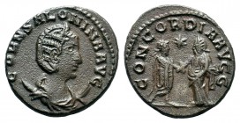 Salonina (254-268 AD). Ae Antoninianus
Condition: Very Fine

Weight: 3,48 gr
Diameter: 19,50 mm