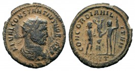 Constantine(286-305 AD). Silvered AE Antoninianus 
Condition: Very Fine

Weight: 2,80 gr
Diameter: 21,65 mm