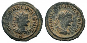 Vabalathus (268-272 AD), for and with Aurelianus (270-275 AD). AE Antoninianus
Condition: Very Fine

Weight: 2,97 gr
Diameter: 20,80 mm