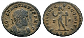 Constantine I (306-337 AD) for Constantius II Caesar. AE Nummus 
Condition: Very Fine

Weight: 3,19 gr
Diameter: 18,70 mm