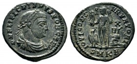 Crispus. Caesar, A.D. 317-326. AE follis
Condition: Very Fine

Weight: 2,96 gr
Diameter: 19,00 mm