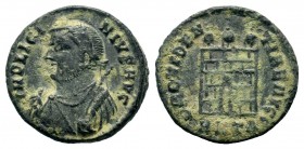 Licinius I (308-324 AD). AE Follis
Condition: Very Fine

Weight: 2,60 gr
Diameter: 17,85 mm