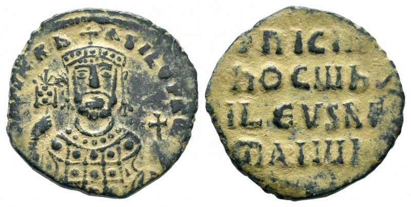 Nikephoros II. Phokas, 963 - 969 n. Chr. Follis 
Condition: Very Fine

Weight: 5...