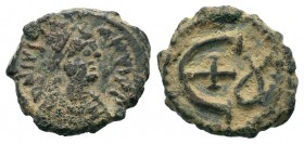 Justinian I AE . 527-565 AD.
Condition: Very Fine

Weight: 2,85 gr
Diameter: 15,25 mm