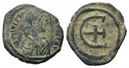 Justinian I AE . 527-565 AD.
Condition: Very Fine

Weight: 2,33 gr
Diameter: 18,00 mm
