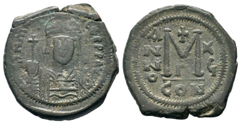 Maurice Tiberius (582-602), Ae
Condition: Very Fine

Weight: 11,44 gr
Diameter: ...