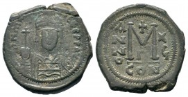 Maurice Tiberius (582-602), Ae
Condition: Very Fine

Weight: 11,44 gr
Diameter: 27,00 mm