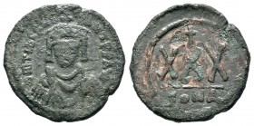 Maurice Tiberius (582-602), Ae
Condition: Very Fine

Weight: 12,60 gr
Diameter: 33,25 mm