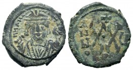Maurice Tiberius (582-602), Ae
Condition: Very Fine

Weight: 6,20 gr
Diameter: 23,50 mm