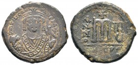 Maurice Tiberius (582-602), Ae
Condition: Very Fine

Weight: 12,58 gr
Diameter: 29,50 mm