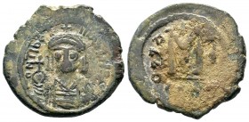 Tiberius II Constantine (582-602), Ae
Condition: Very Fine

Weight: 12,30 gr
Diameter: 29,50 mm