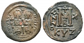 Justin II , with Sophia (565-578 AD). AE Follis
Condition: Very Fine

Weight: 10,44 gr
Diameter: 31,00 mm