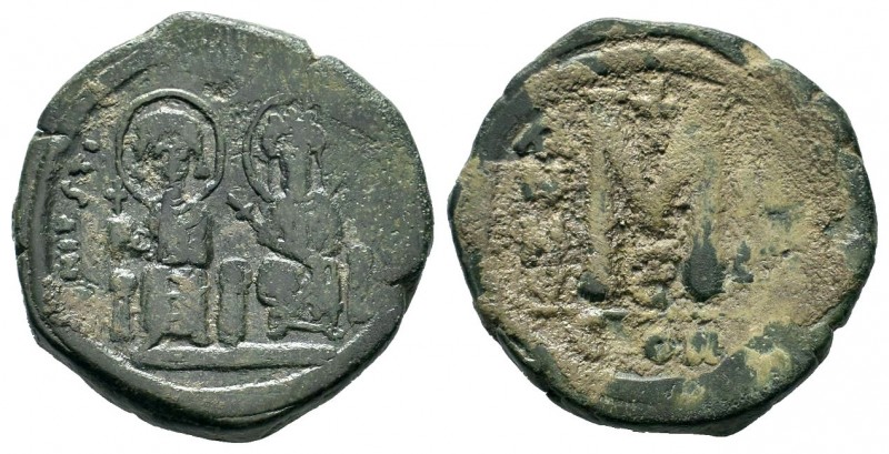 Justin II , with Sophia (565-578 AD). AE Follis
Condition: Very Fine

Weight: 14...