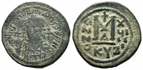 Justinian I Follis Ae. 527-565 AD.
Condition: Very Fine

Weight: 22,41 gr
Diameter: 36,00 mm