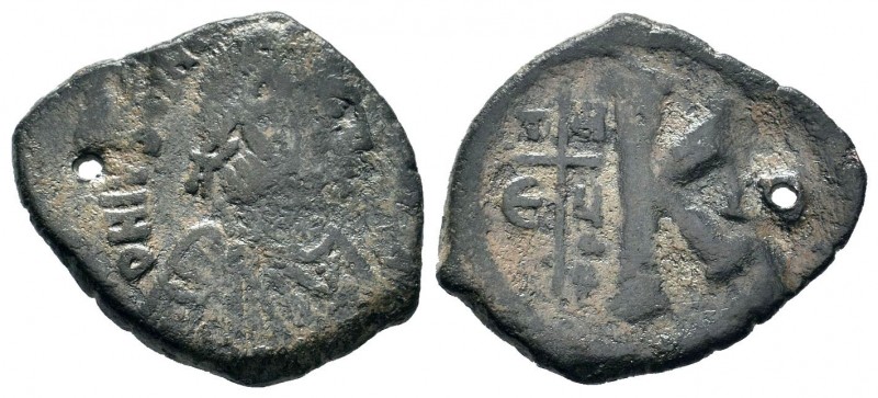 Justinian I Half Follis Ae. 527-565 AD.
Condition: Very Fine

Weight: 8,83 gr
Di...