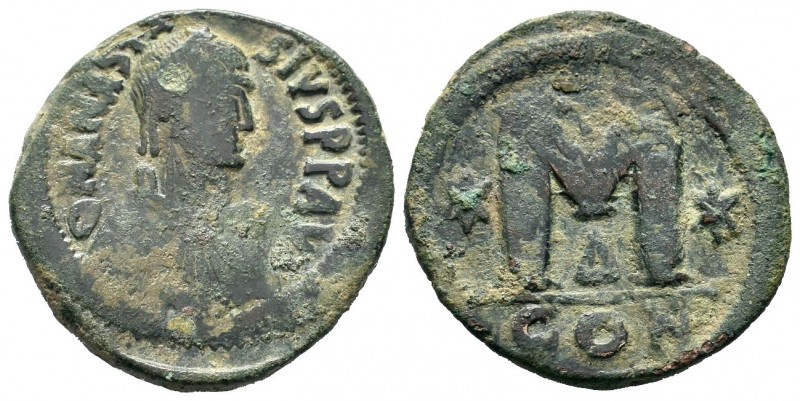 Justinian I Follis Ae. 527-565 AD.
Condition: Very Fine

Weight: 16,16 gr
Diamet...