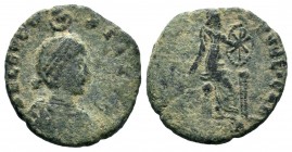 Aelia Eudoxia. Augusta, A.D. 400-404. AE 
Condition: Very Fine

Weight: 2,40 gr
Diameter: 18,50 mm