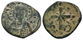 BYZANTINE. 1028-1034. Æ anonymous follis, Bust of Christ.
Condition: Very Fine

Weight: 3,63 gr
Diameter: 20,25 mm
