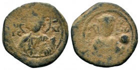 Byzantine Coins Ae, Anonym
Condition: Very Fine

Weight: 3,53 gr
Diameter: 20,00 mm