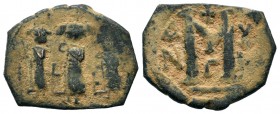 Arab - Byzantine Coins Ae,
Condition: Very Fine

Weight: 4,34 gr
Diameter: 19,00 mm