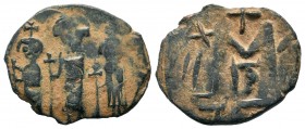 Arab - Byzantine Coins Ae,
Condition: Very Fine

Weight: 3,92 gr
Diameter: 20,30 mm