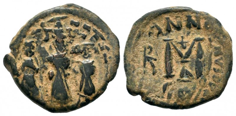 Arab - Byzantine Coins Ae,
Condition: Very Fine

Weight: 5,04 gr
Diameter: 21,20...