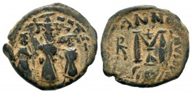 Arab - Byzantine Coins Ae,
Condition: Very Fine

Weight: 5,04 gr
Diameter: 21,20 mm