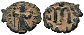 Arab - Byzantine Coins Ae,
Condition: Very Fine

Weight: 3,16 gr
Diameter: 19,20 mm