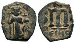 Arab - Byzantine Coins Ae,
Condition: Very Fine

Weight: 3,34 gr
Diameter: 20,25 mm