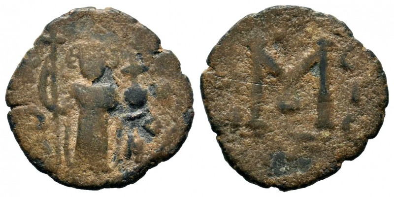 Arab - Byzantine Coins Ae,
Condition: Very Fine

Weight: 3,77 gr
Diameter: 22,25...