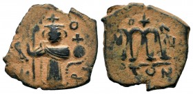 Arab - Byzantine Coins Ae,
Condition: Very Fine

Weight: 2,86 gr
Diameter: 20,10 mm