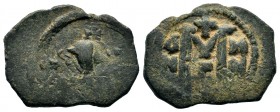 Arab - Byzantine Coins Ae,
Condition: Very Fine

Weight: 3,86 gr
Diameter: 18,50 mm
